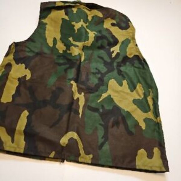 NWT Vintage Neet Camouflage Hunting Vest Men’s Camo Zip Made In USA Medium New - Picture 5 of 12